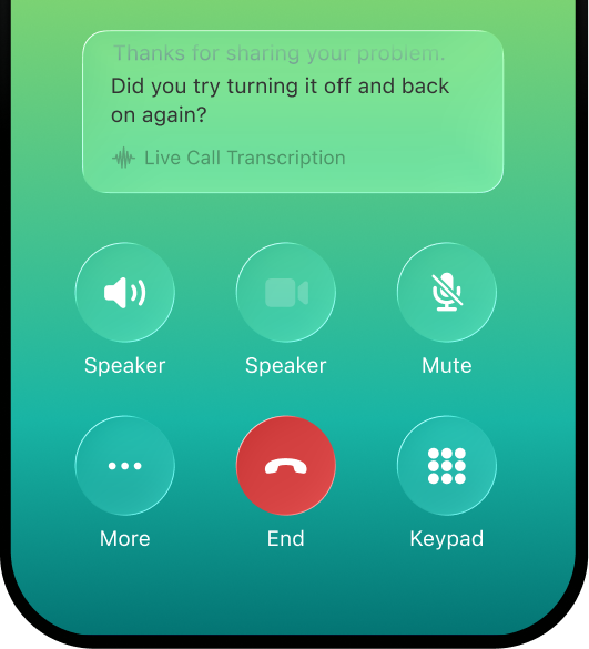 Phone Call Screen